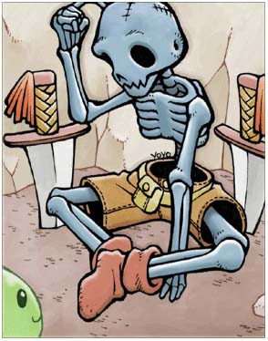 Soldier Skeleton Card