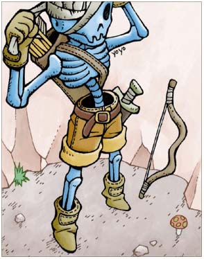 Archer Skeleton Card