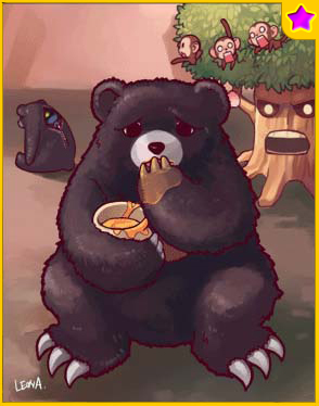 Zipper Bear★Card